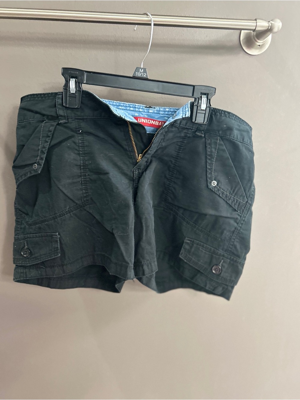 UNIONBAY Black Women's Cargo Shorts